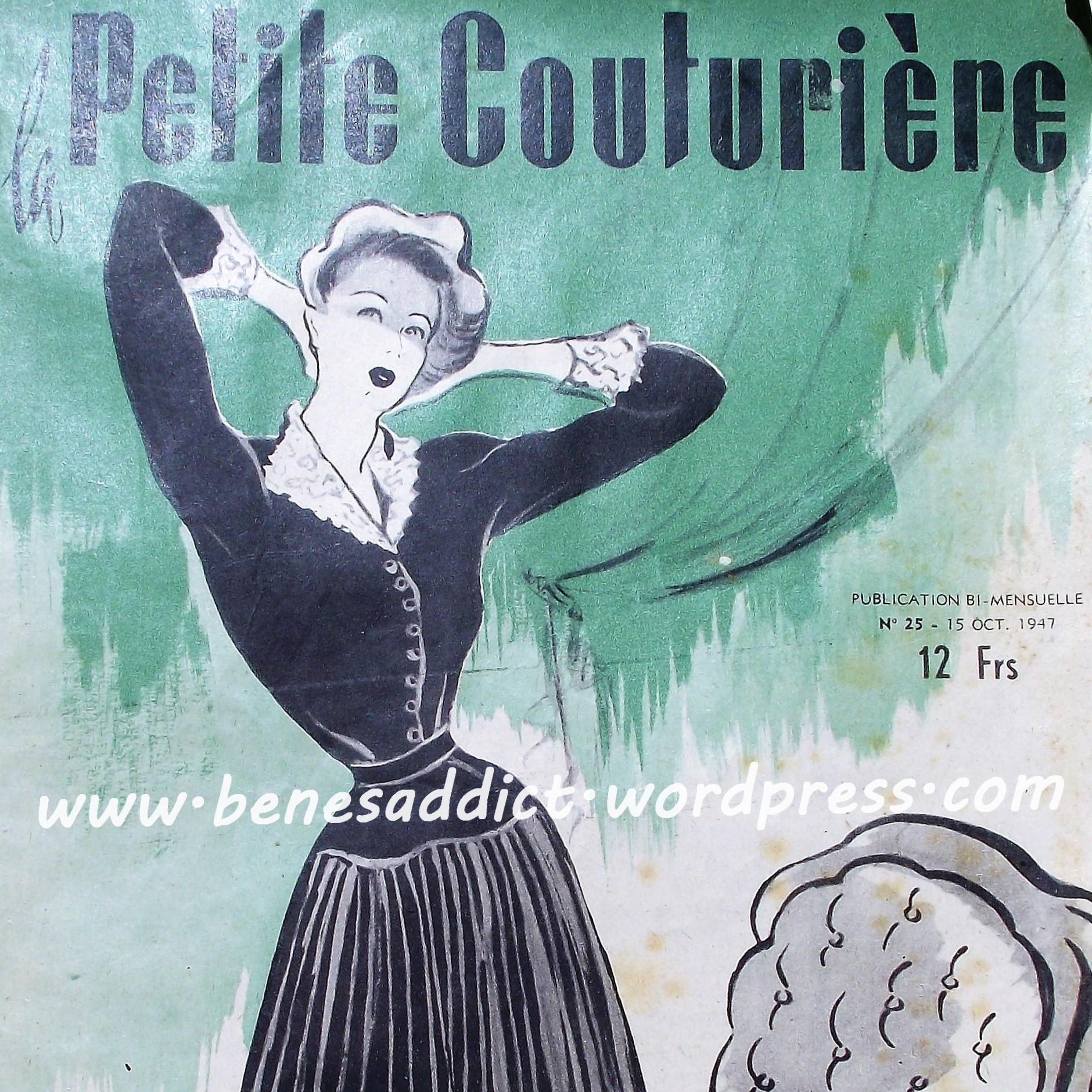 MARIE-FRANCE N° 50 du 1 Novembre 1945 revue mode couture femme ancien