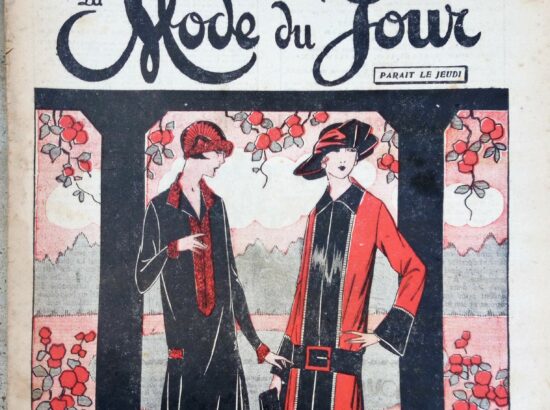 « La Mode du Jour » 1926 en intégralité , patrons , couture , tricot , crochet …. Vintage