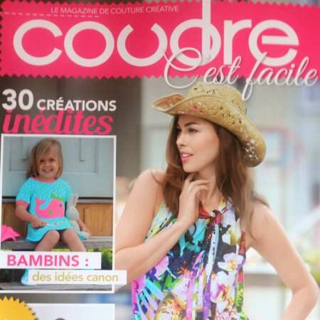« Coudre C’est Facile » n°45 Juillet /Août 2017. Avec 30 créations inédites!!