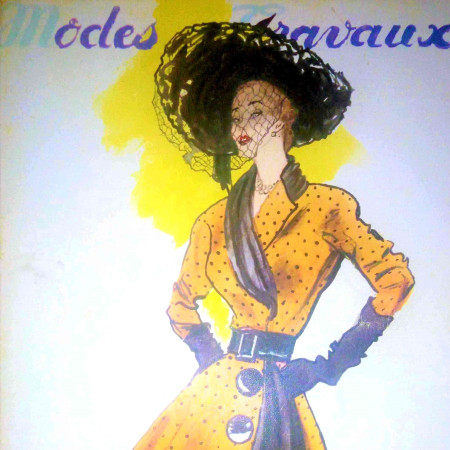 Revue Vintage "Modes et Travaux" Avril 1951! Avec patrons gratuits couture, tricot, recettes de cuisine…