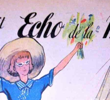 Revue Vintage "Le Petit Echo De La Mode" Juillet 1949 en intégralité, avec du tricot, de la couture, des recettes….