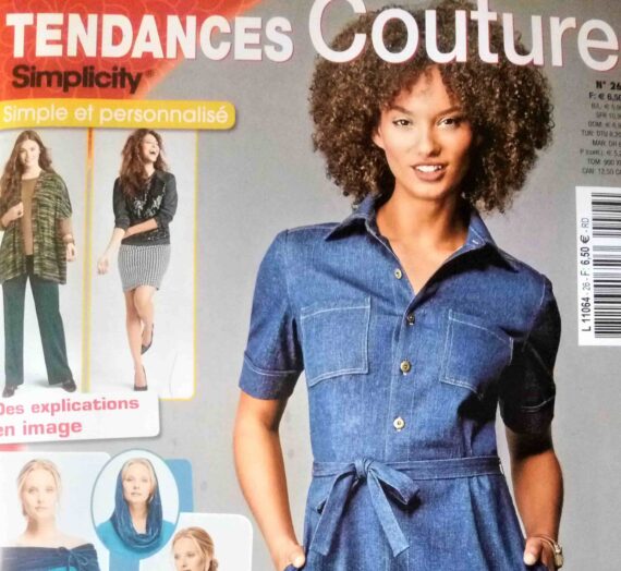 « Tendance Couture » n°26. Une revue avec des tutos et des grandes tailles!