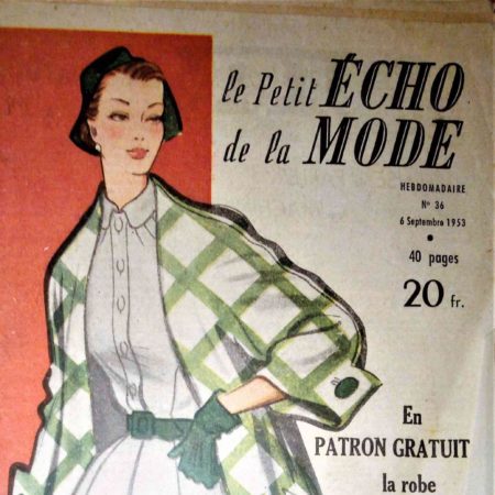 Revue Vintage « Le Petit Echo de la Mode » 1953  Patrons GRATUITS!