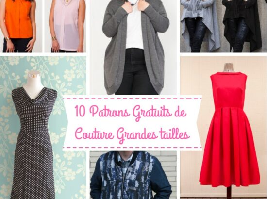 10 SUPERBES Patrons GRATUITS Grandes Tailles Femmes