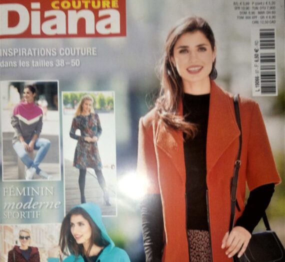 « Couture Diana n°97 » Un très bon numéro Féminin, Moderne et sportif!