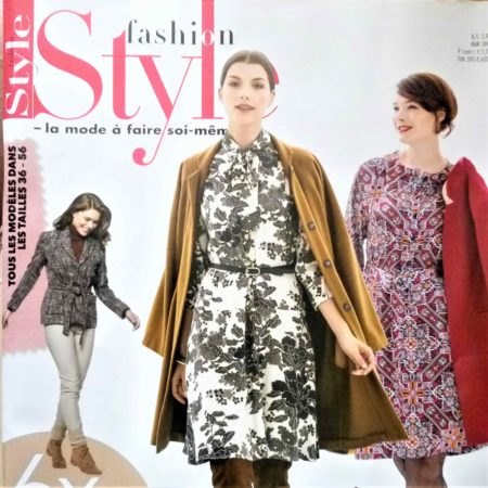 « Fashion Style n°17 » Très bon numéro avec 3 patrons GRATUITS!