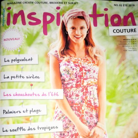 « Inspiration Couture n°2 »  SUPER Revue avec Fichiers broderie Machine à broder GRATUITS à télécharger!