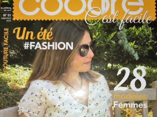 « Coudre C’est Facile n°51″Avec 28 modèles (dont 1 DP Studio) Femmes et Enfants!