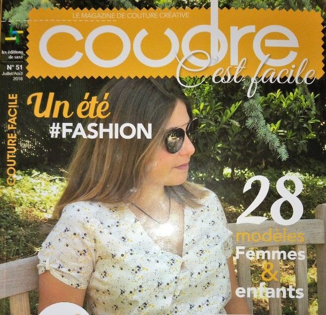 « Coudre C’est Facile n°51″Avec 28 modèles (dont 1 DP Studio) Femmes et Enfants!