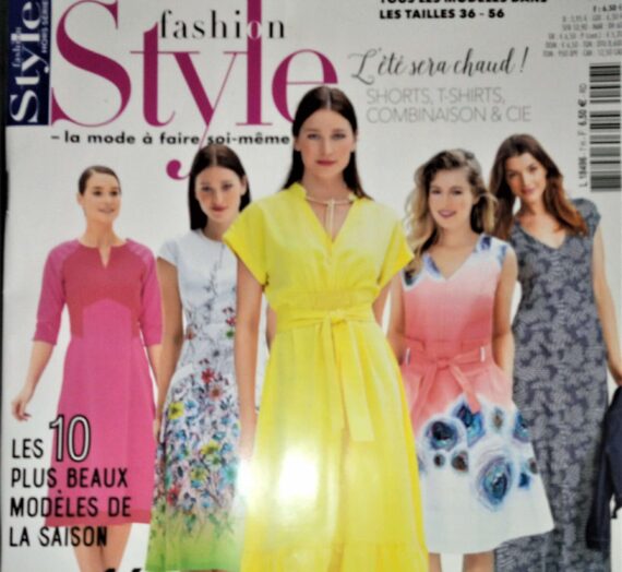 « Fashion Style n°7H  » Hors Série « Spécial Robes » TOUS les modèles du 36 au 56! (Sewing Curvy)