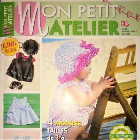 « Mon Petit Atelier n°2 »  Mini Revue COUTURE Enfants à Tout PETIT prix!
