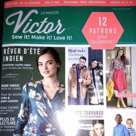 « La Maison Victor N° 5/2018  » Un SUPER numéro avec 12 SUPERBES patrons du 30 au 56!
