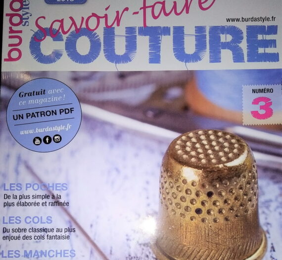 Burda Style « Savoir-Faire COUTURE n°3 » TOUTES les astuces pour coudre Manches, cols, poches!