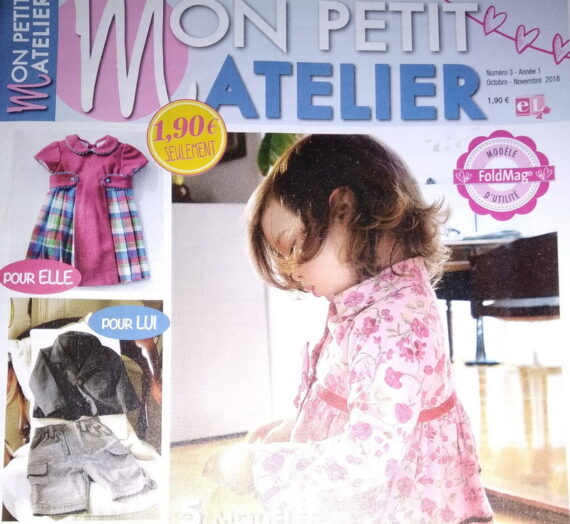 « Mon Petit Atelier n°3 » Une SUPER mini Revue COUTURE à Tout PETIT prix!