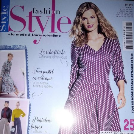 « Fashion Style n°9H » Avec 25 TRÈS BEAUX Patrons TOUS du 36 au 56!