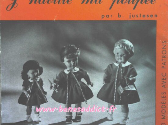 FREEBOOK « J’habille ma Poupée » Années 50 avec 20 patrons GRATUITS!!