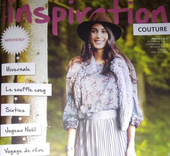 « Inspiration Couture n°3 » Un numéro EXTRA avec Mode Femme, Déco et Accessoires à coudre!