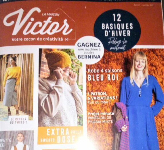 « La Maison Victor N° 1/2019  » Avec 12 Basiques Parfaits pour l’Hiver !