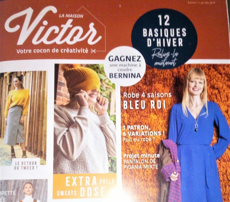 « La Maison Victor N° 1/2019  » Avec 12 Basiques Parfaits pour l’Hiver !