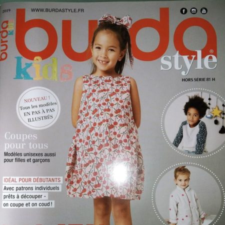 « Burda Style KIDS » Hs n°81, Couture facile, Modèles Mixtes , patrons à découper!