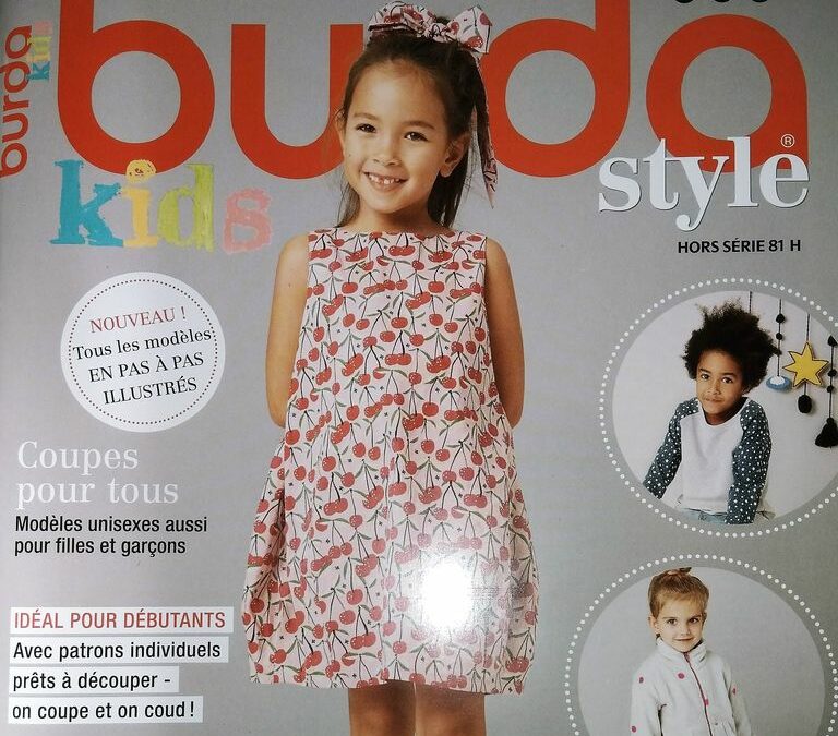 « Burda Style KIDS » Hs n°81, Couture facile, Modèles Mixtes , patrons à découper!