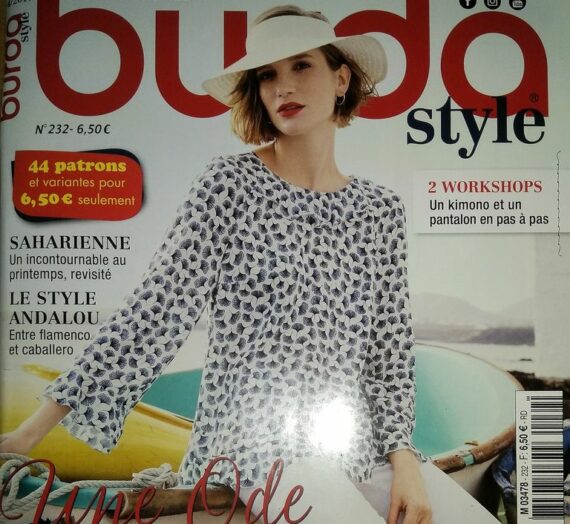 « Burda Style n°232 » Un bon numéro avec une collection de pièces légères de 44 PATRONS!