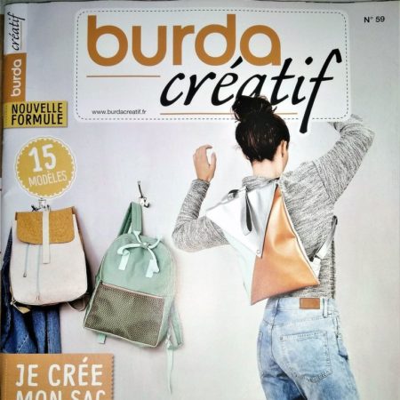« Burda Créatif N°59 » Je crée mon sac à dos! Avec 15 SUPERBES modèles à coudre!