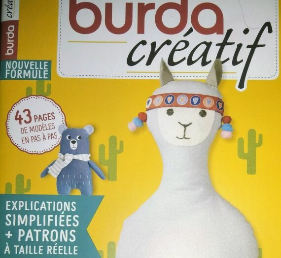 Apprendre à Coudre aux enfants avec « Burda Créatif n°60 » Couture facile!