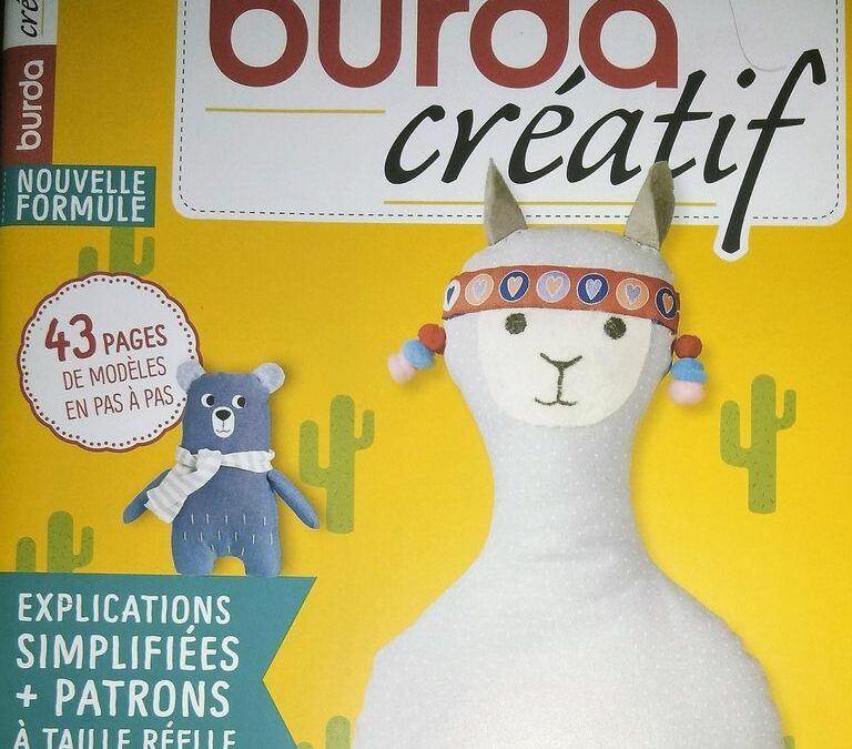 Apprendre à Coudre aux enfants avec « Burda Créatif n°60 » Couture facile!