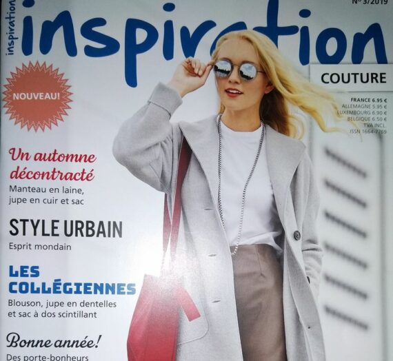 Magazine Créatif « Inspiration N°3/2019, avec de la mode, des accessoires, de la déco de Noël et des patrons GRATUITS
