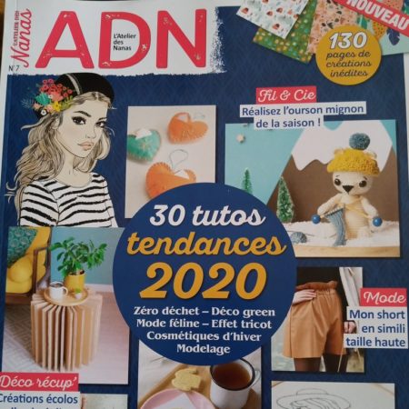 « Atelier Des Nanas n°7 » 130 pages de créations inédites, couture, DIY, crochet, cosméto, déco et bien d’autres