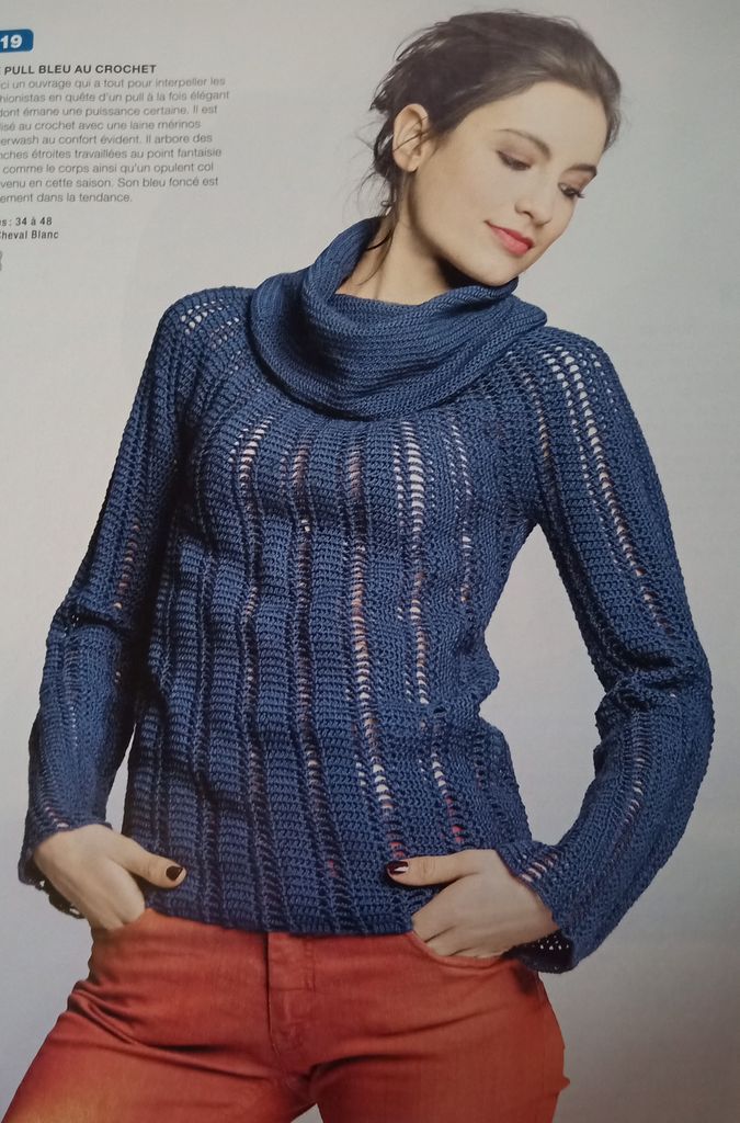 Modèles tricot haut et tops pour femmes Cheval Blanc - Laines