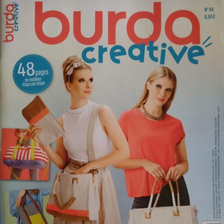 Sacs à Coudre, avec « Burda Créative n°64 » Uniquement de BEAUX modèles transformables et évolutifs!