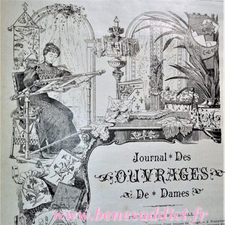 « Journal Des Ouvrages de Dames 1896 » Patrons modèles GRATUITS couture, crochet, tricot, broderie…