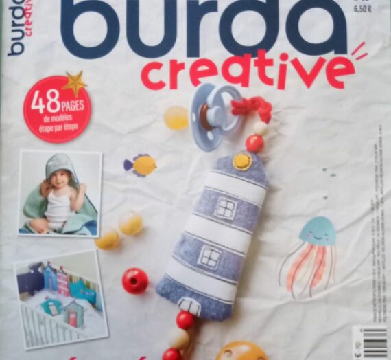 Bébé Matelot « Burda Créative n°66 » Avec 20 SUPERBES Accessoires et Jouets Marins à coudre