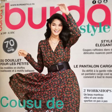 Cousu de Mille Fleurs avec Burda Style n°249! Romantique et sexy!