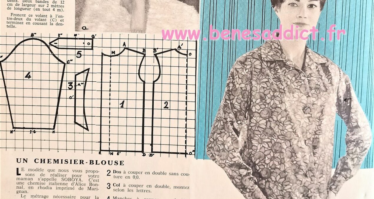 Vintage Folie des Années 50 Patrons/Modèles GRATUITS couture, tricot…