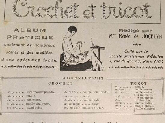 Partons Crocheter et Tricoter en 1925 avec 72 SUPERBES modèles!