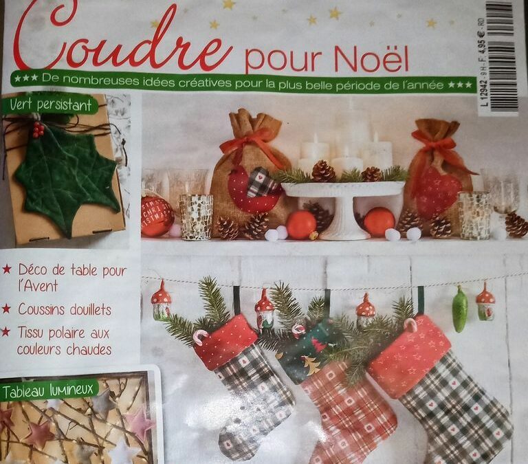 Coudre Pour Noël Avec Beaucoup D’Amour et « Sandra Créatif HS n°9 »