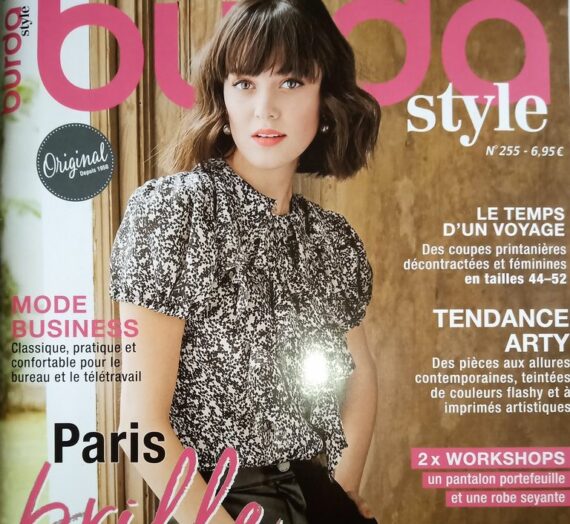 Paris Brille avec Burda Style n°255 très INSPIRANT, du Rétro, Arty, Business!
