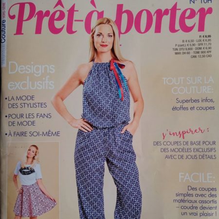 Looks Pratiques à coudre avec la revue « Prêt à Porter » n°10H Idéale pour les débutantes!