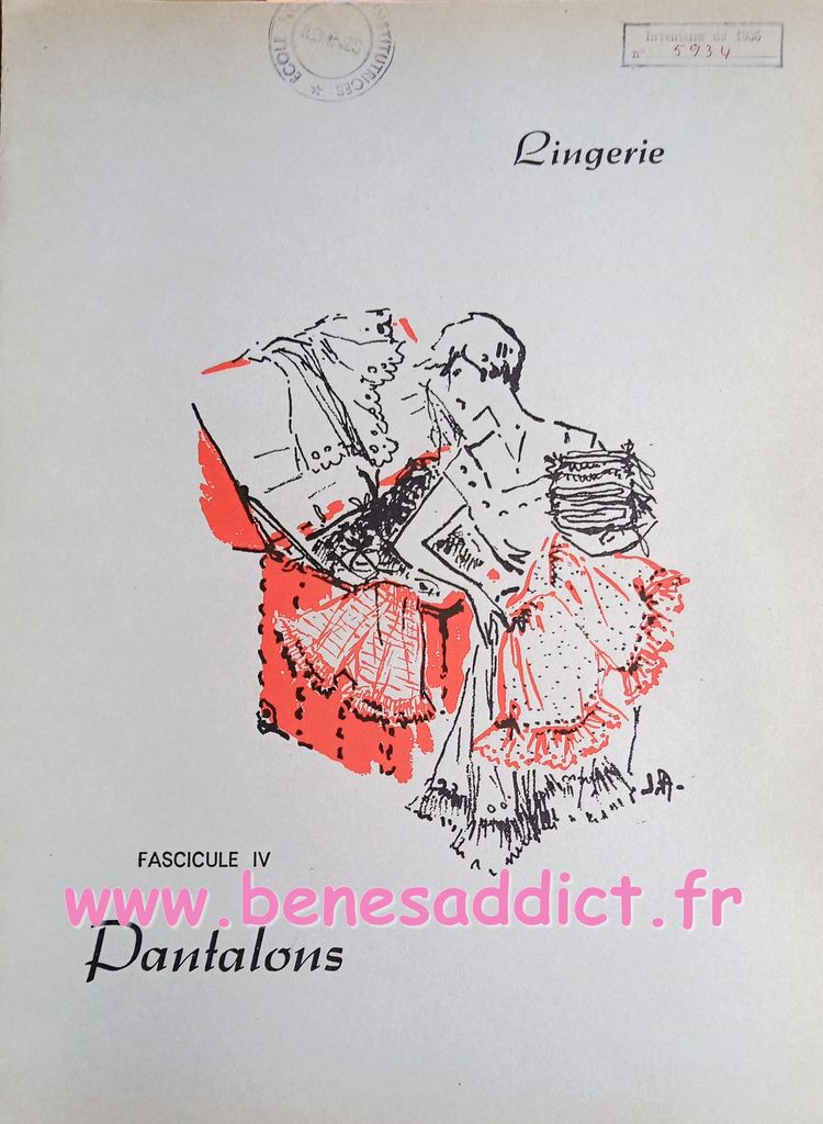 Les Petites Culottes, Lingerie à Coudre,1955 Patrons GRATUIT Coupe à plat sur mesures