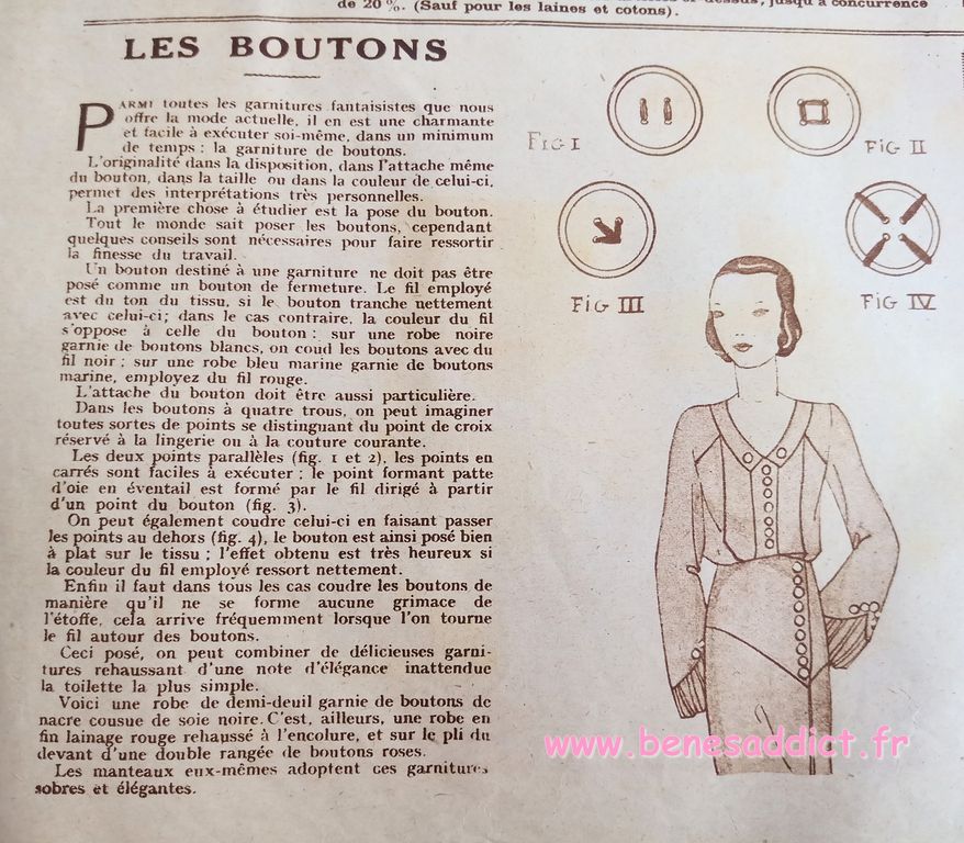 une touche de morale 1931 patrons gratuits tricot crochet couture bricolage, deco, tranches de vie, reclames