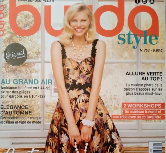 Inspiration Haute Couture avec Burda Style n°262 L’automne est là!