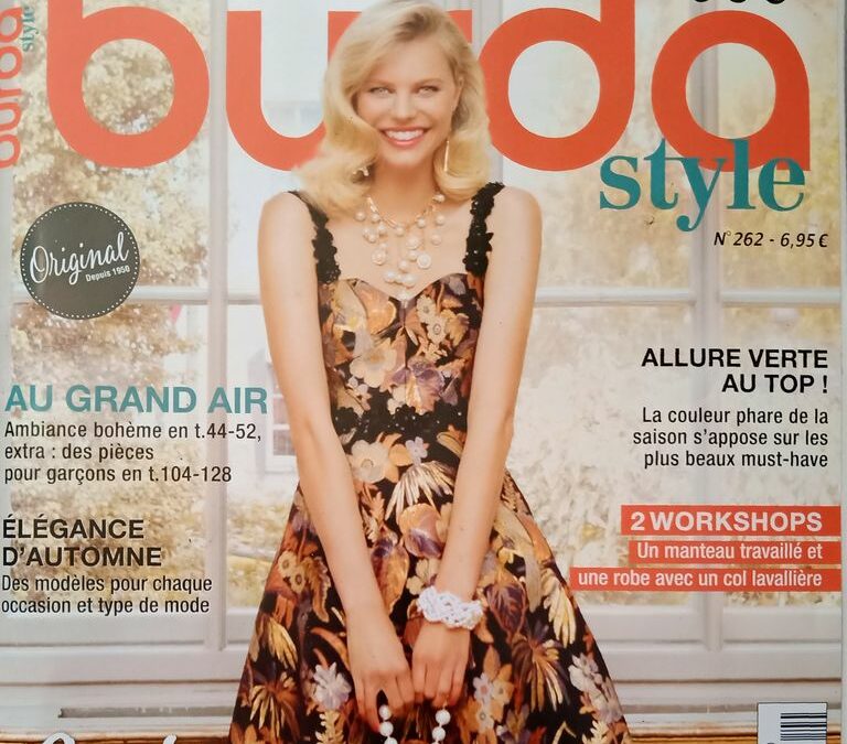 Inspiration Haute Couture avec Burda Style n°262 L’automne est là!