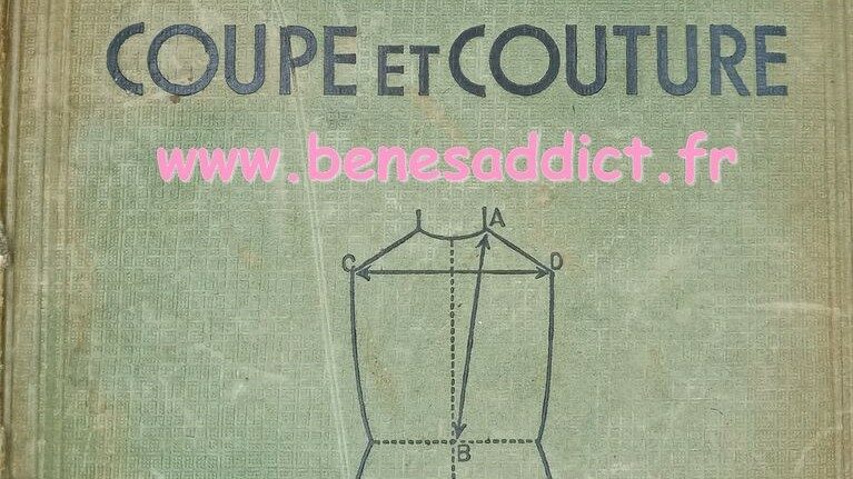 Mademoiselle Floret Cours Coupe, Tricot, Crochet, Broderie, Couture Années 30