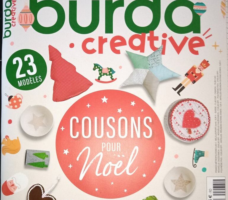 Cousons pour Noël avec « Burda Créative n°75 » Idées Cadeaux pour toute la Famille