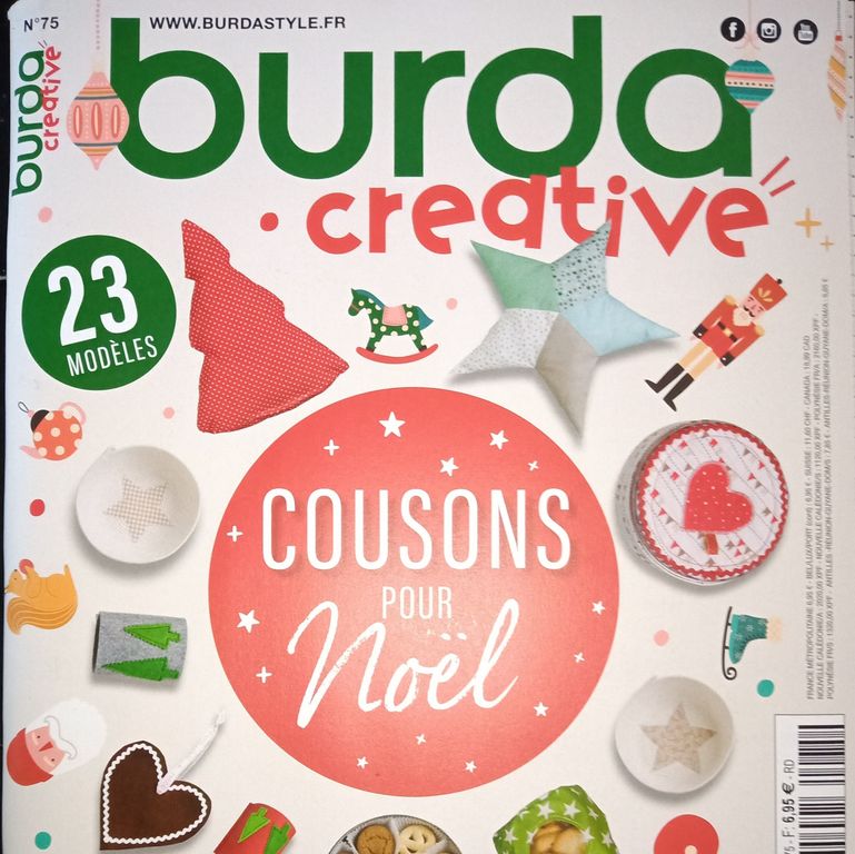 Cousons pour Noël avec « Burda Créative n°75 » Idées Cadeaux pour toute la Famille