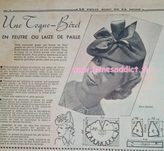 Vintage Lovers C’est pour Vous! 1939 Couture, Tricot, Crochet, Recettes de Cuisine en Folie!
