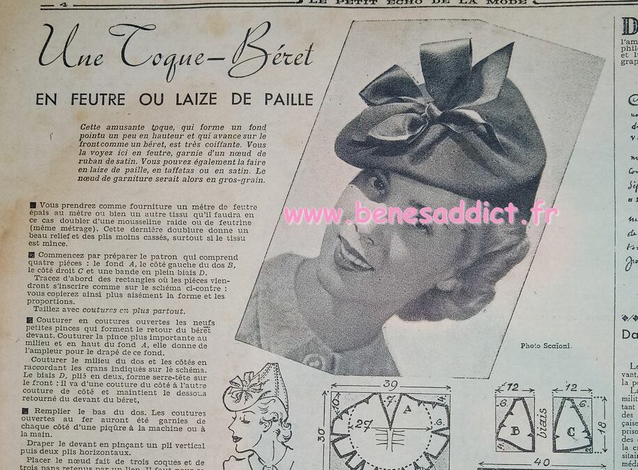 Vintage Lovers C’est pour Vous! 1939 Couture, Tricot, Crochet, Recettes de Cuisine en Folie!